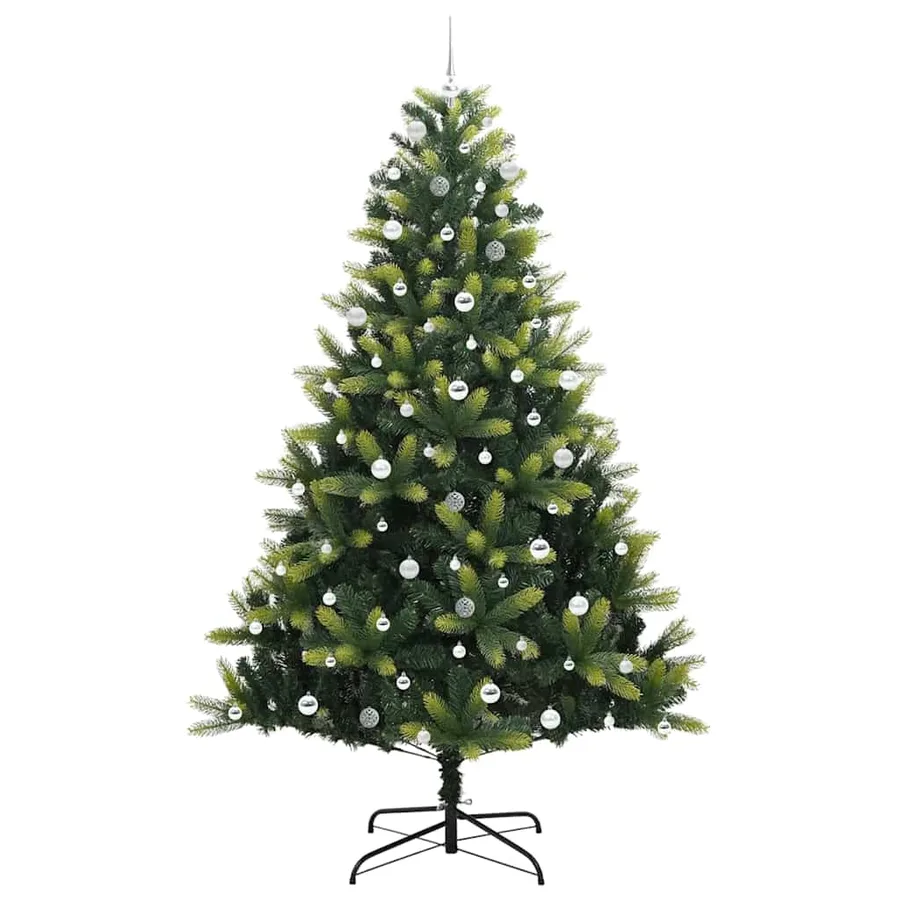 Arbre de Noël artificiel en silicone flexible 300 LEDs 240 cm - 4