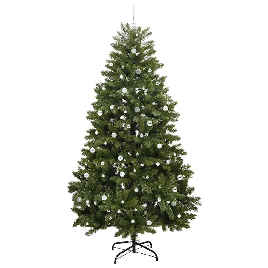Sapin de Noël artificiel avec 300 LED Vert 300 cm PVC et métal - 4
