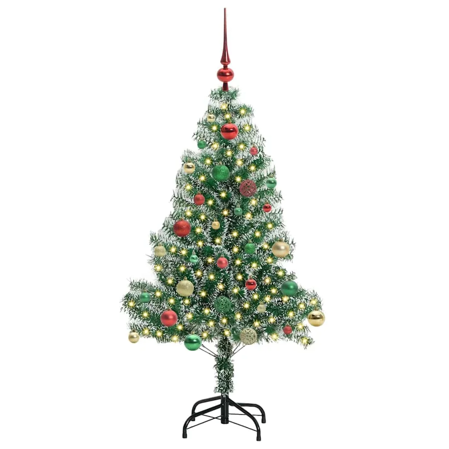 Arbre de Noël artificiel floconné de neige avec lumière LED - 3