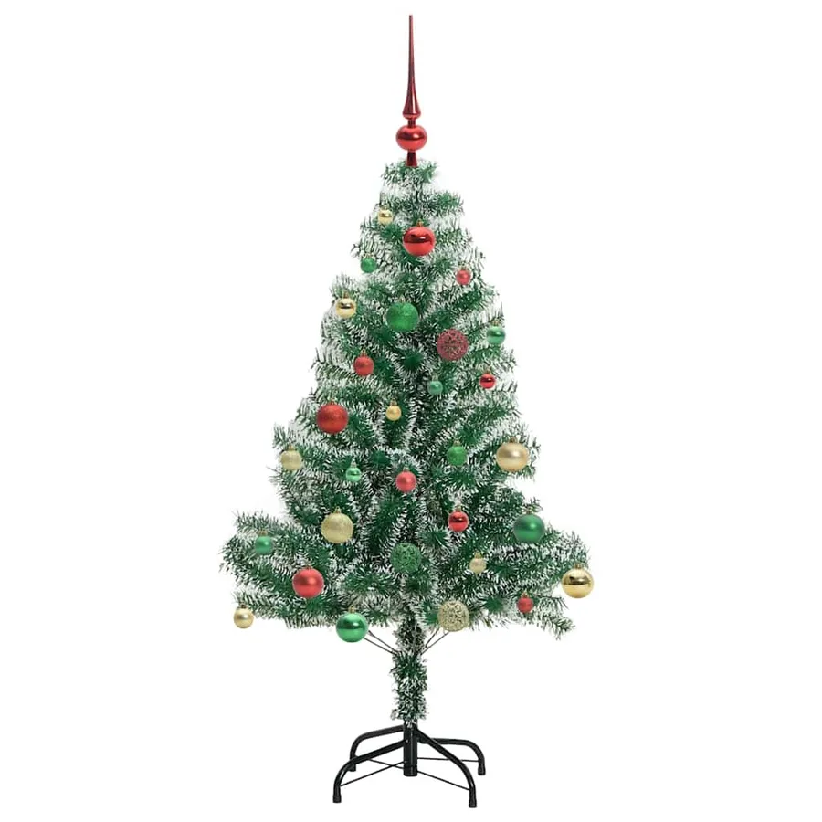 Arbre de Noël artificiel floconné de neige avec lumière LED - 6