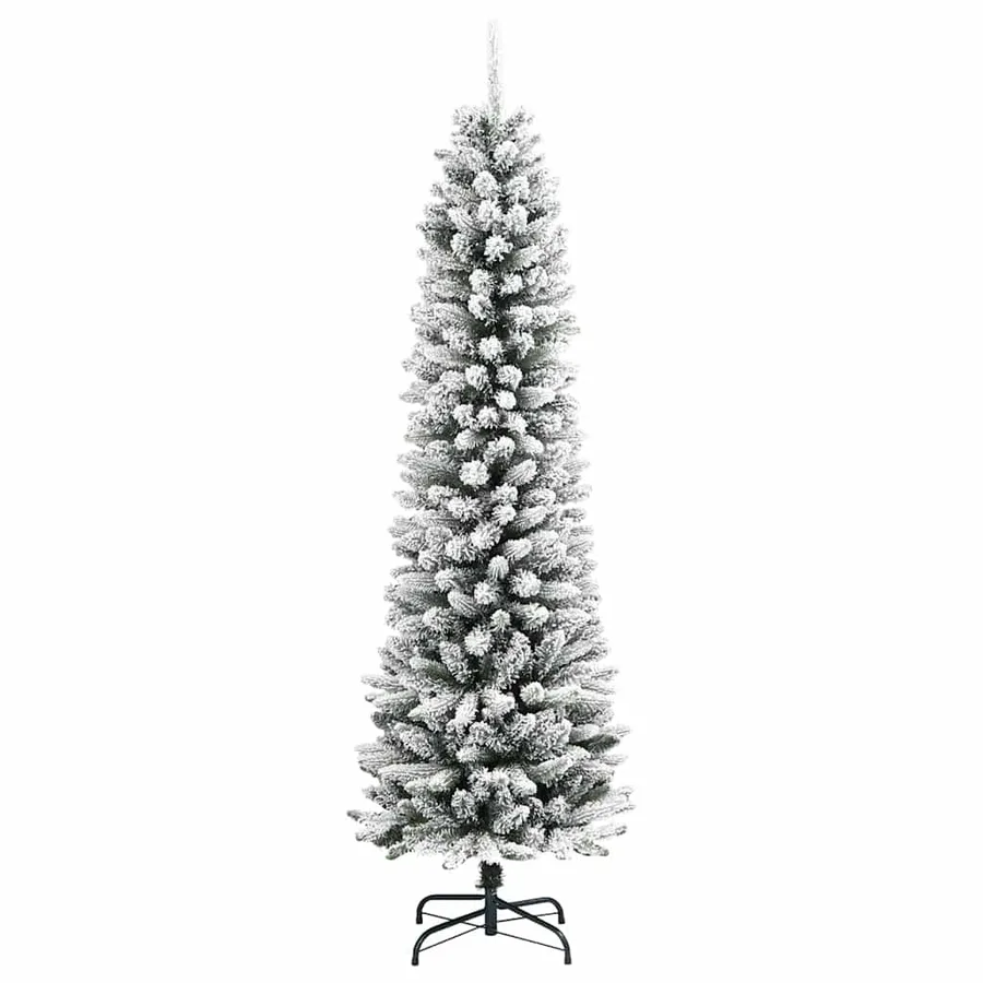 Sapin de Noël artificiel Blanc 120 cm PVC, métal et plastique - 7