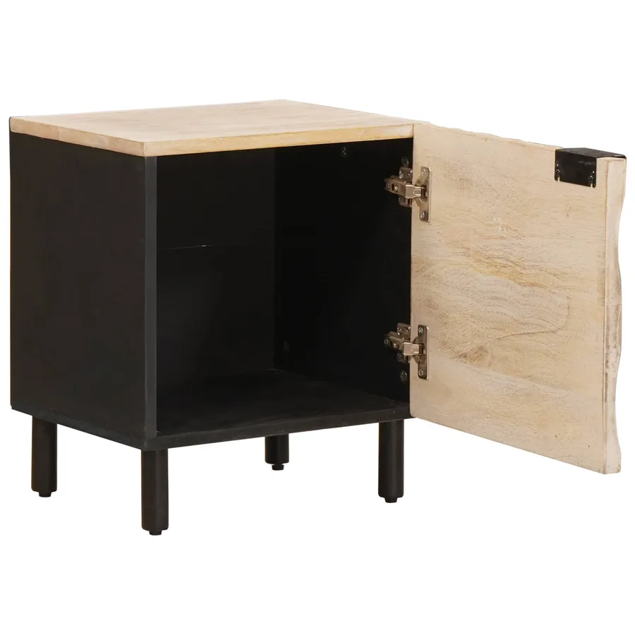 Cabinet de chevet 2 pcs Blanc 40 x 33 x 46 cm - 4