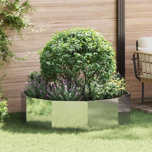 Jardinière Argent 120 x 120 x 35 cm Acier galvanisé