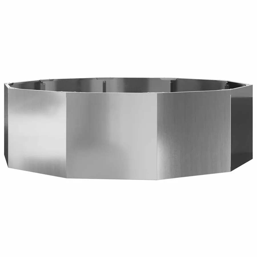 Jardinière Argent 120 x 120 x 35 cm Acier galvanisé - 2