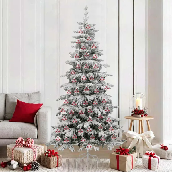 Ensemble de Boules de Noël 100 pcs Transparent Ø 8 cm