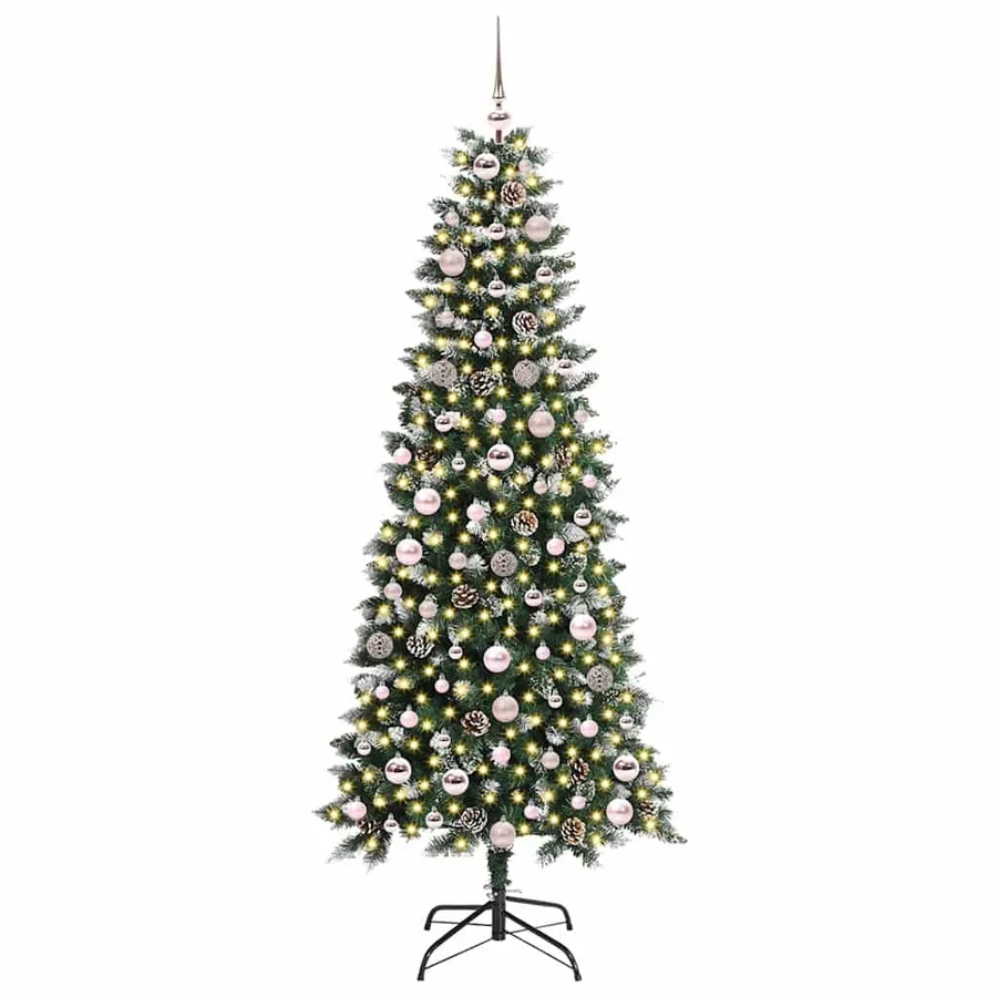 Sapin de Noël artificiel Vert 180 cm PVC, plastique et acier - 3