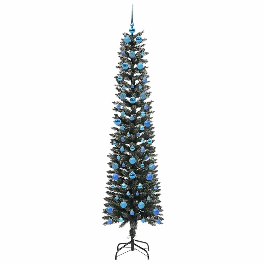 Sapin de Noël artificiel Vert 210 cm PVC, plastique et acier - 4