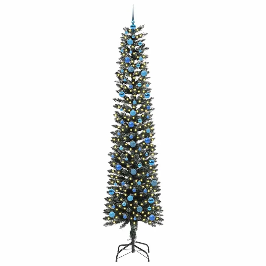 Sapin de Noël artificiel Vert 240 cm PVC, plastique et acier - 3