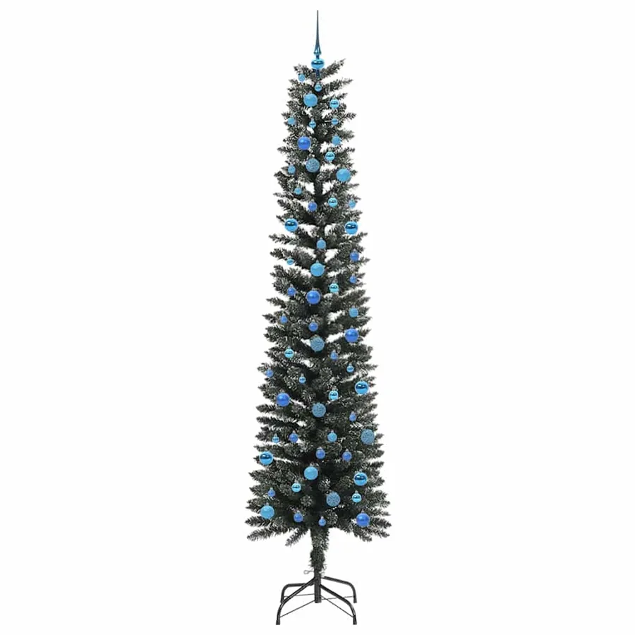 Sapin de Noël artificiel Vert 240 cm PVC, plastique et acier - 4