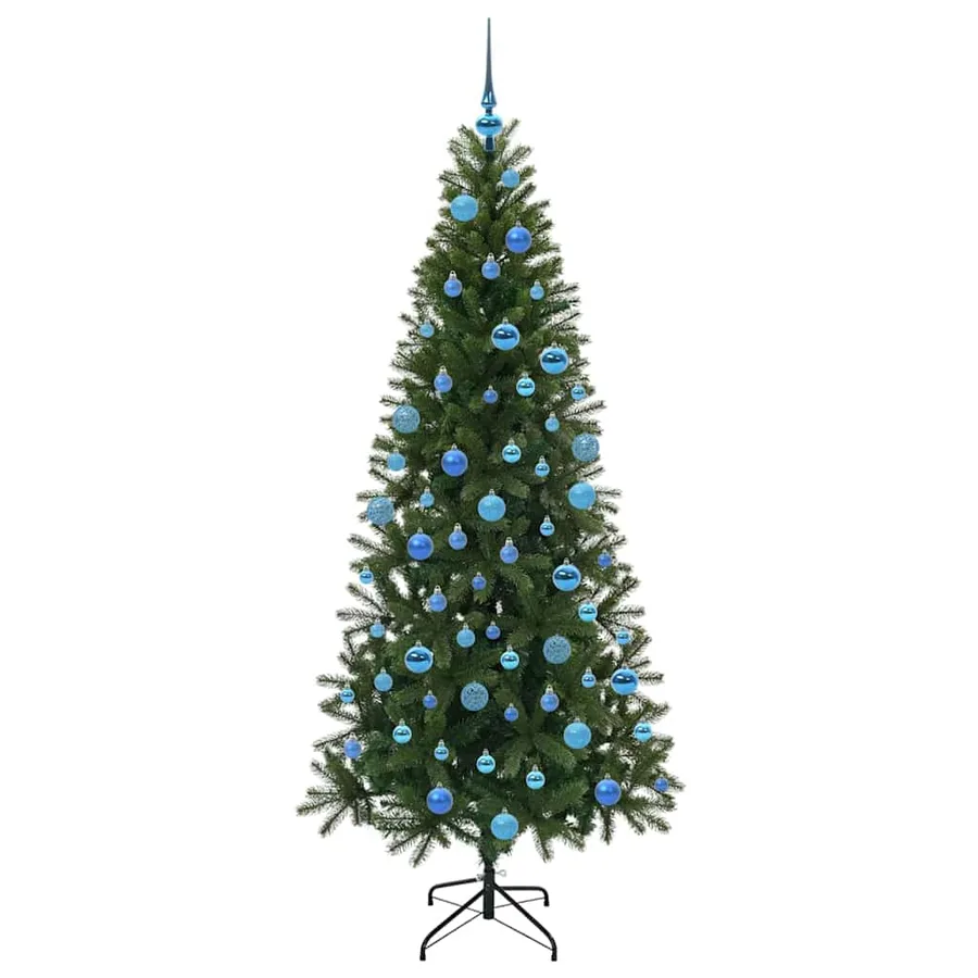 Sapin de Noël artificiel avec 300 LED Vert 180 cm PE et PVC - 4