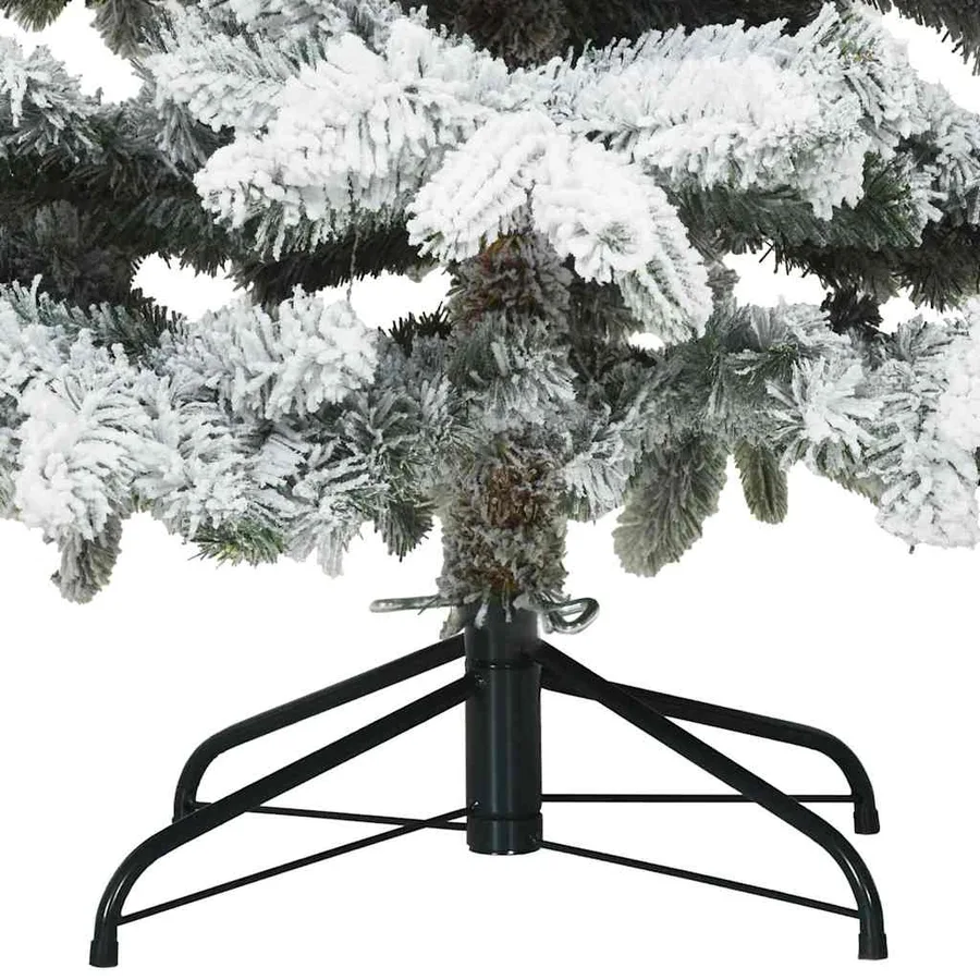 Sapin de Noël artificiel avec 300 LED Blanc 180 cm PE et PVC - 12