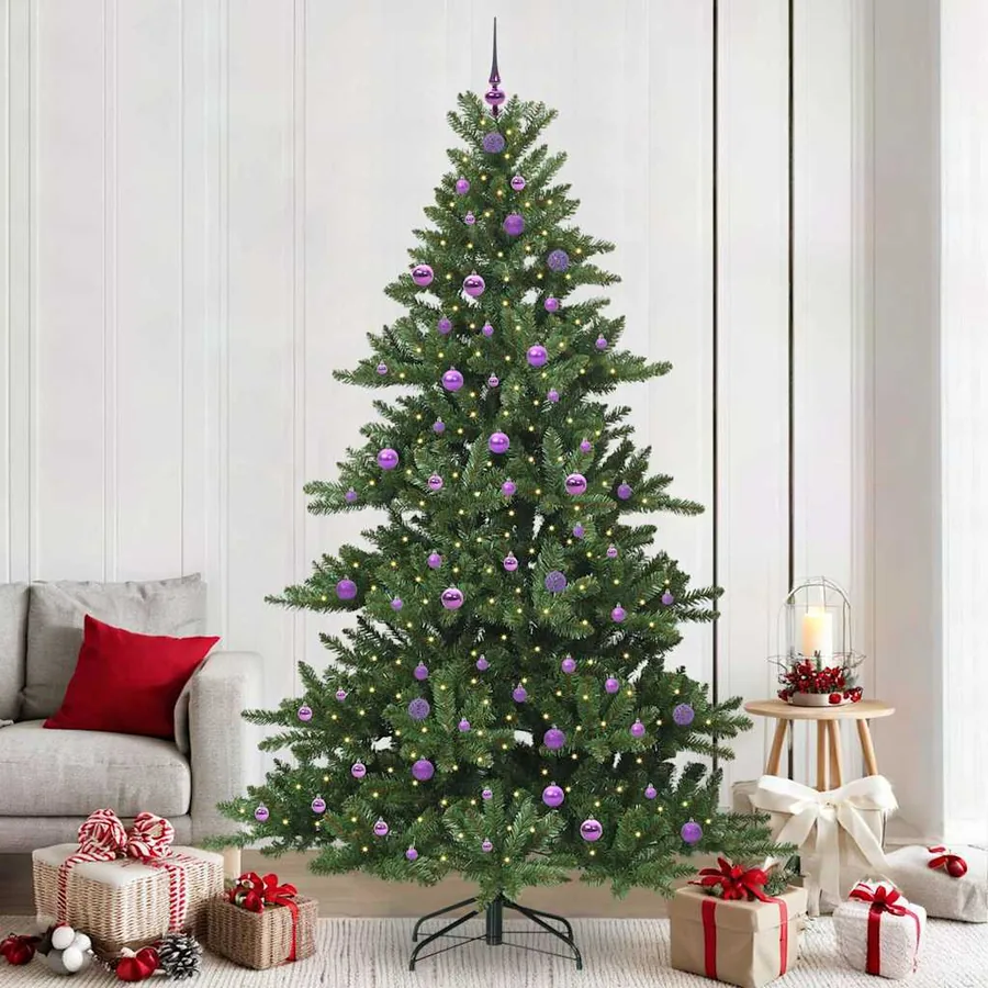 Sapin de Noël Artificiel à Branches Articulées Vert 240 cm
