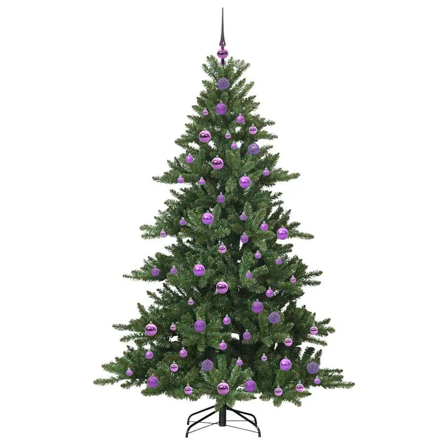 Sapin de Noël Artificiel à Branches Articulées Vert 180 cm - 4