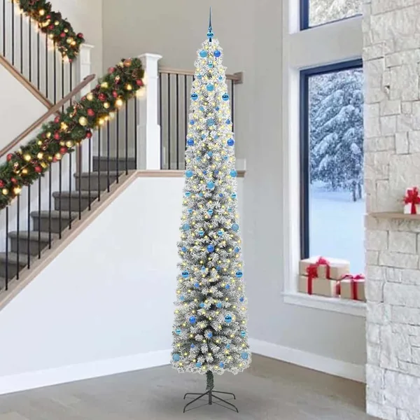 Sapin de Noël artificiel Vert 300 cm PVC et acier et plastique