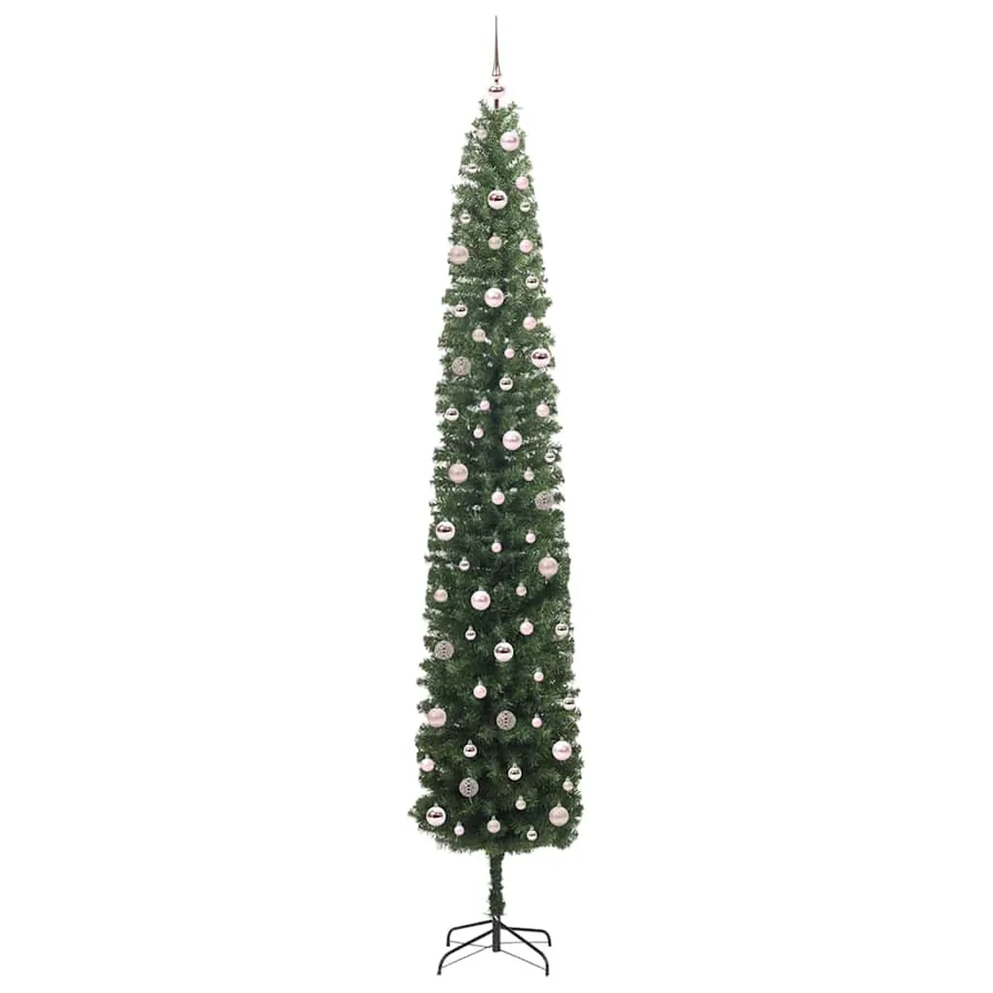 Sapin de Noël artificiel Vert 270 cm PVC et acier et plastique - 4