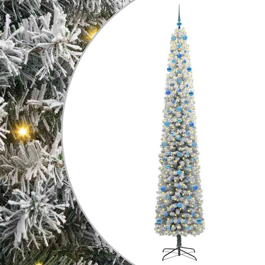Sapin de Noël artificiel Vert 270 cm PVC et acier et plastique - 2