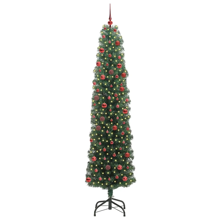 Sapin de Noël artificiel Vert 210 cm PVC et acier et plastique - 3