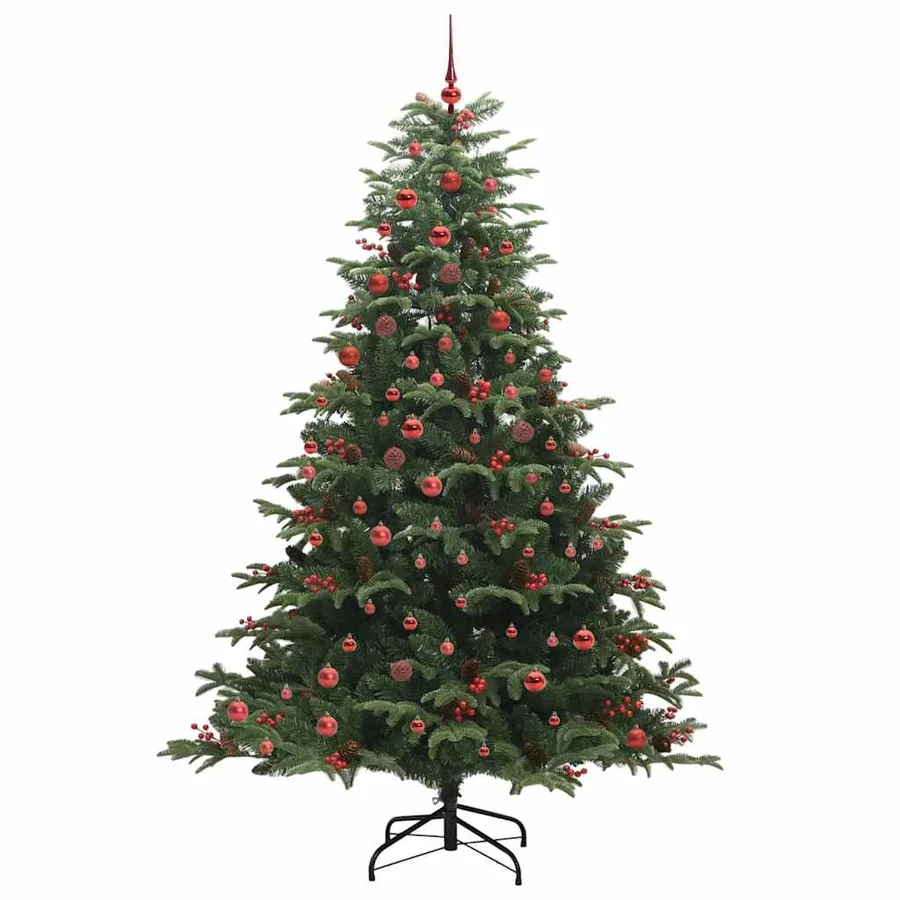 Sapin de Noël artificiel Vert 210 cm PVC, métal et plastique - 4