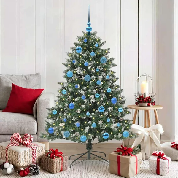 Sapin de Noël artificiel Vert 150 cm PVC, plastique et acier