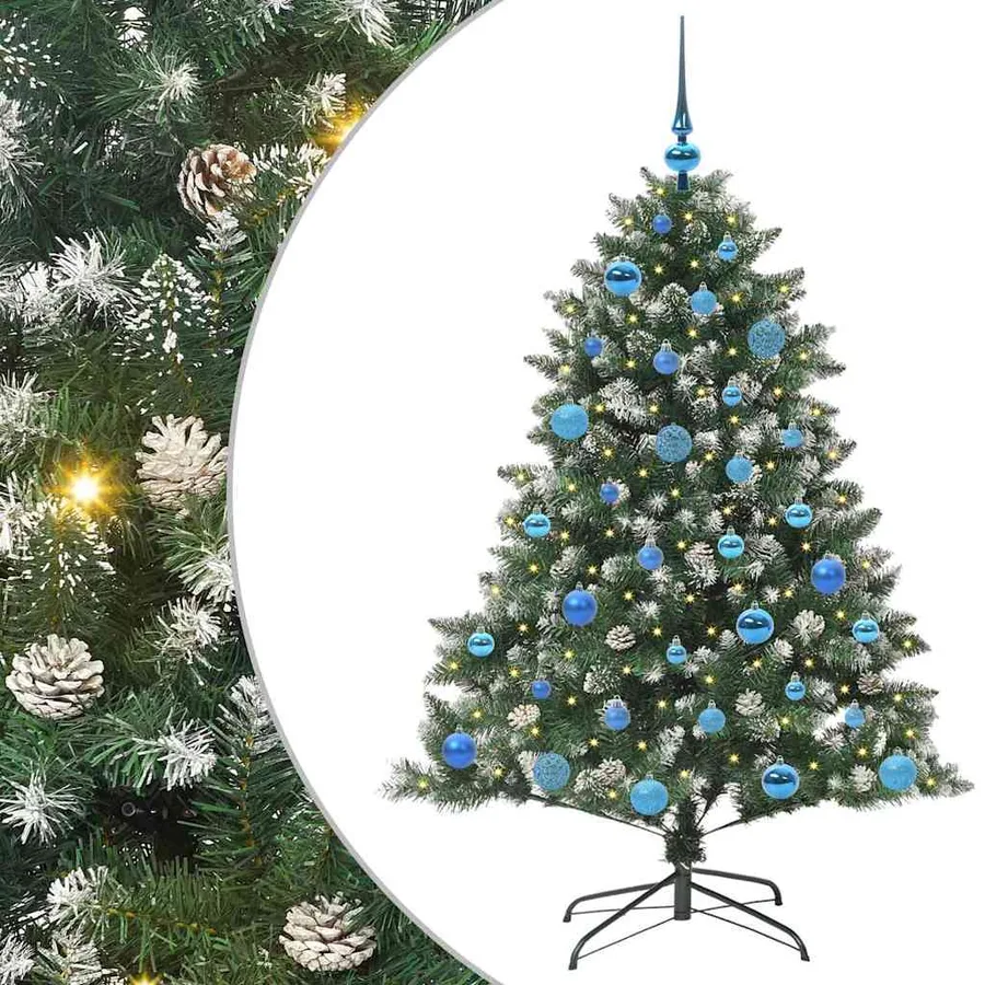 Sapin de Noël artificiel Vert 150 cm PVC, plastique et acier - 2