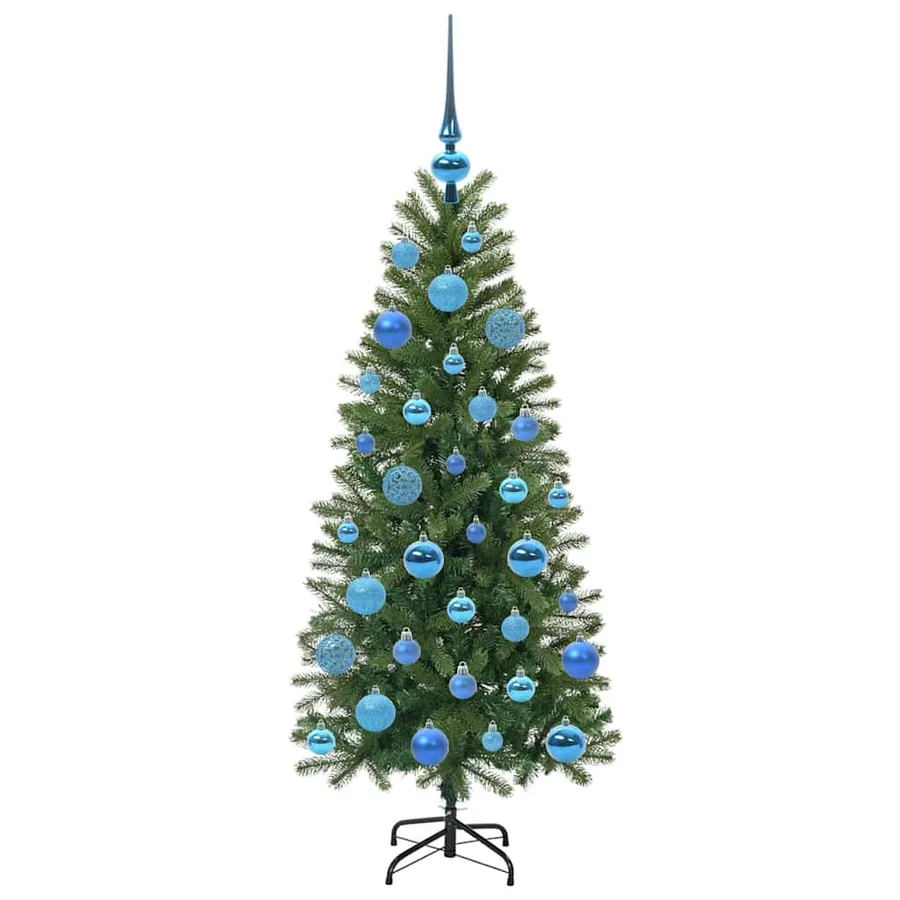 Sapin de Noël artificiel avec 150 LED Vert 120 cm PE et PVC - 4