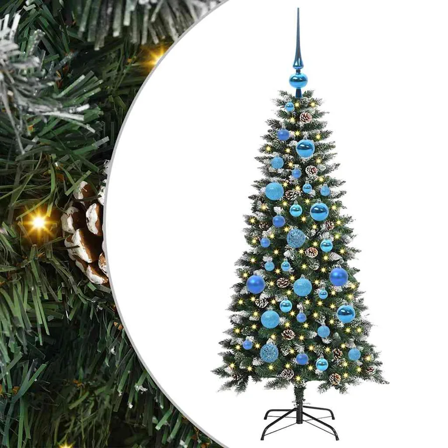 Sapin de Noël artificiel Vert 120 cm PVC, plastique et acier - 2