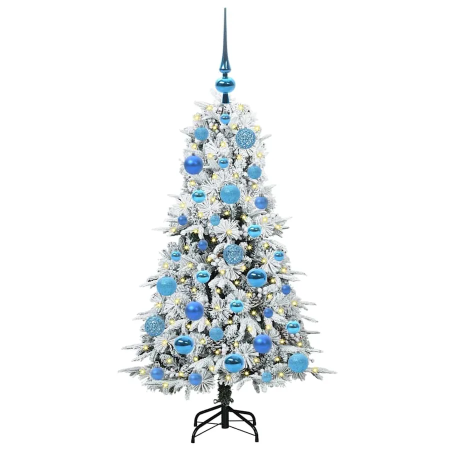 Sapin de Noël Artificiel à Branches Articulées Blanc 120 cm - 3