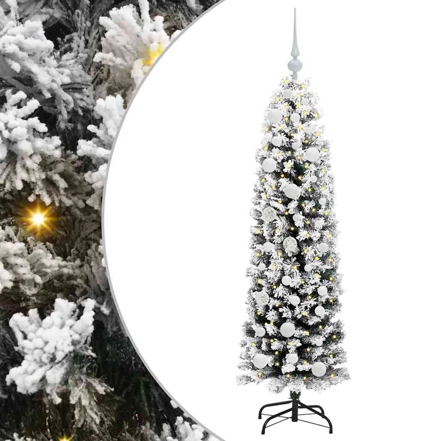 Sapin de Noël artificiel Vert 150 cm PVC et acier et plastique - 2