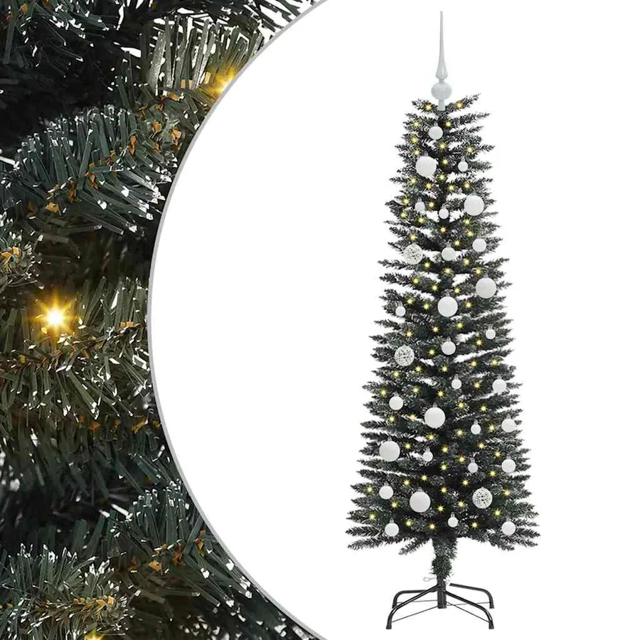 Sapin de Noël artificiel Vert 120 cm PVC, plastique et acier - 2