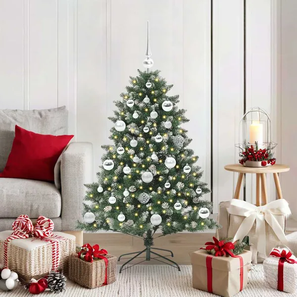 Sapin de Noël artificiel Vert 120 cm PVC, plastique et acier