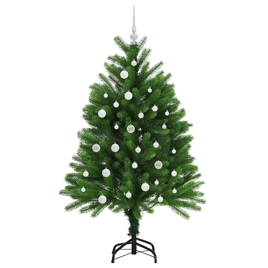Sapin de Noël avec 150 LED avec support Vert 120 cm PE - 4
