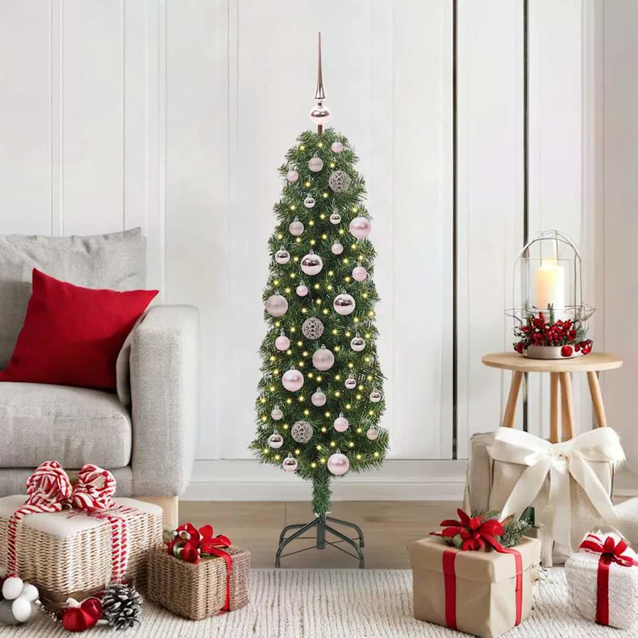 Sapin de Noël artificiel Vert 120 cm PVC et acier et plastique
