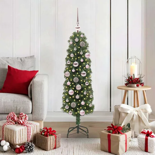 Sapin de Noël artificiel Vert 120 cm PVC et acier et plastique
