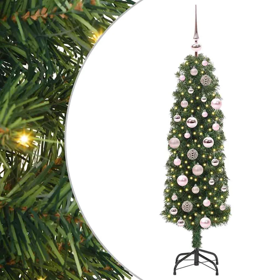 Sapin de Noël artificiel Vert 120 cm PVC et acier et plastique - 2