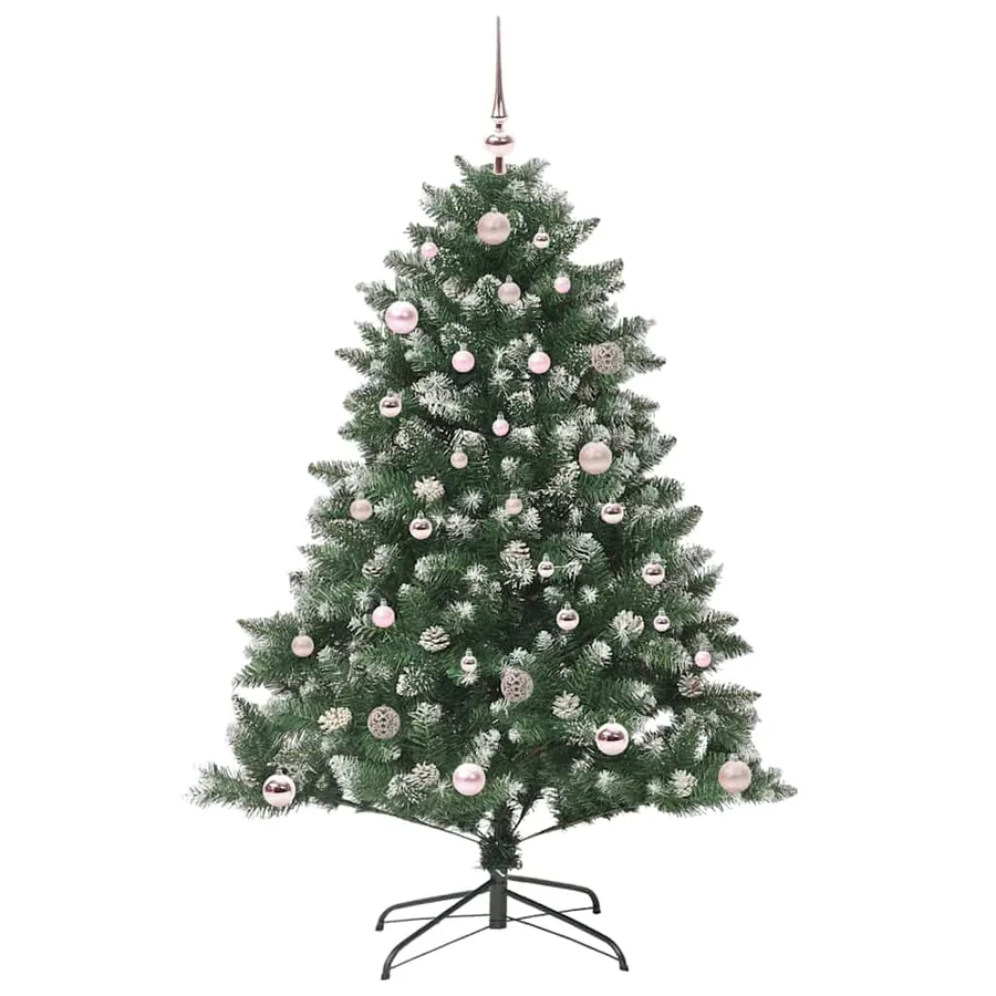 Sapin de Noël artificiel Vert 150 cm PVC, plastique et acier - 3