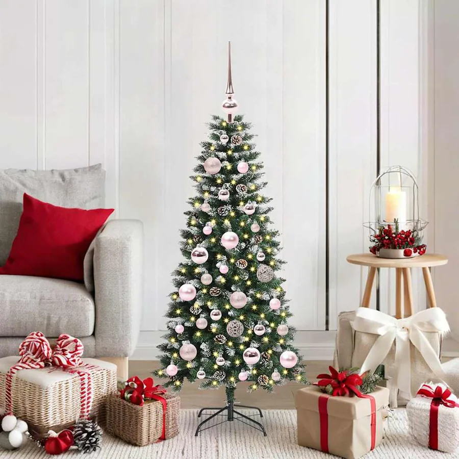 Sapin de Noël artificiel Vert 120 cm PVC, plastique et acier