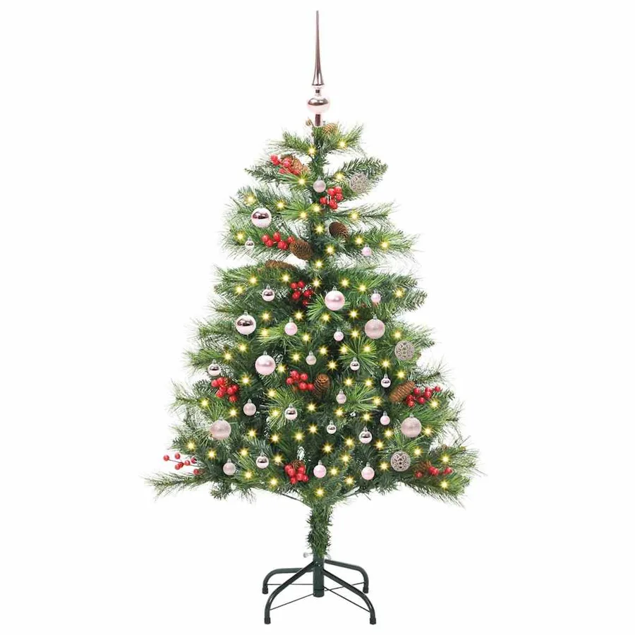 Sapin de Noël artificiel Vert 150 cm PVC et métal - 3