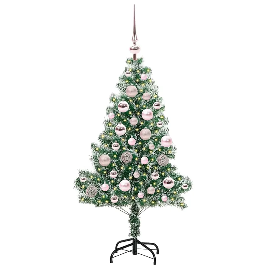 Arbre de Noël artificiel floconné de neige avec lumière LED - 3