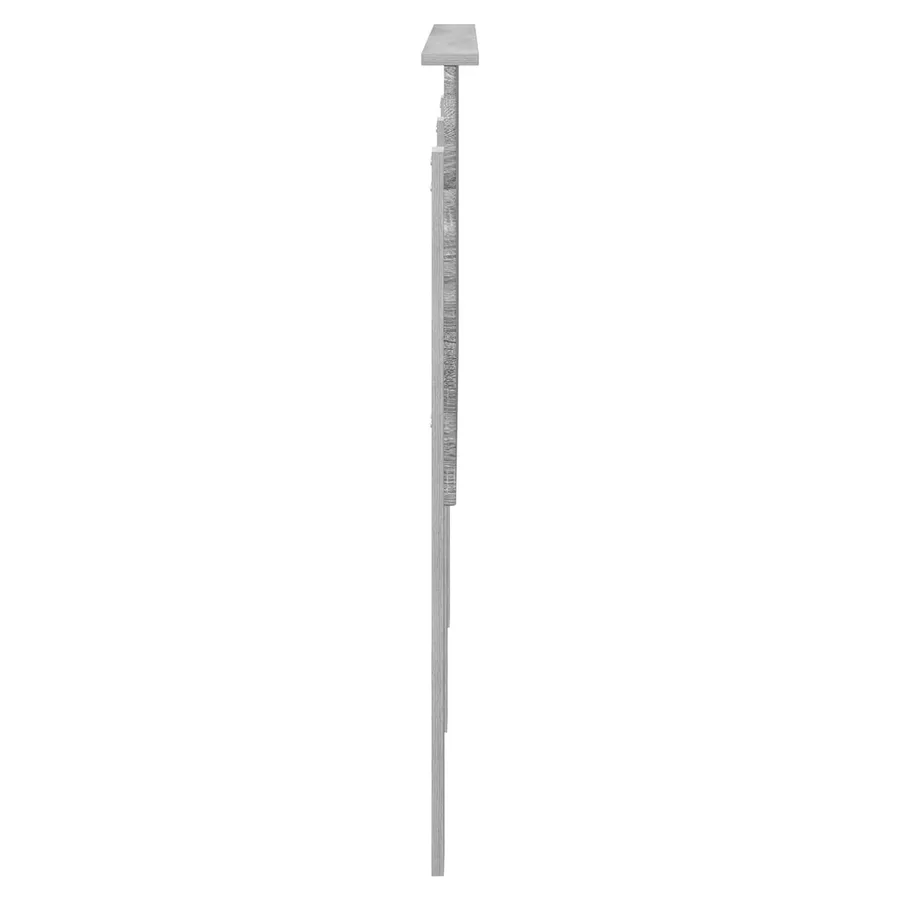 Tête de lit Gris Sonoma 140 cm Bois d'ingénierie - 5