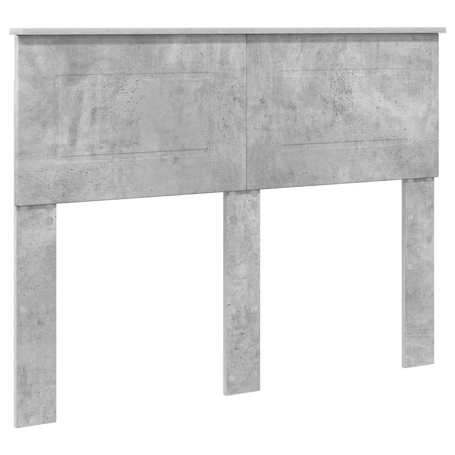 Cadre de lit Béton 120 x 200 cm Bois d'ingénierie - 6