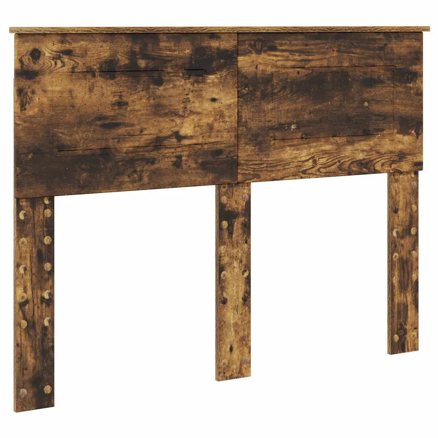 Cadre de lit Chêne fumé 120 x 200 cm Bois d'ingénierie - 6