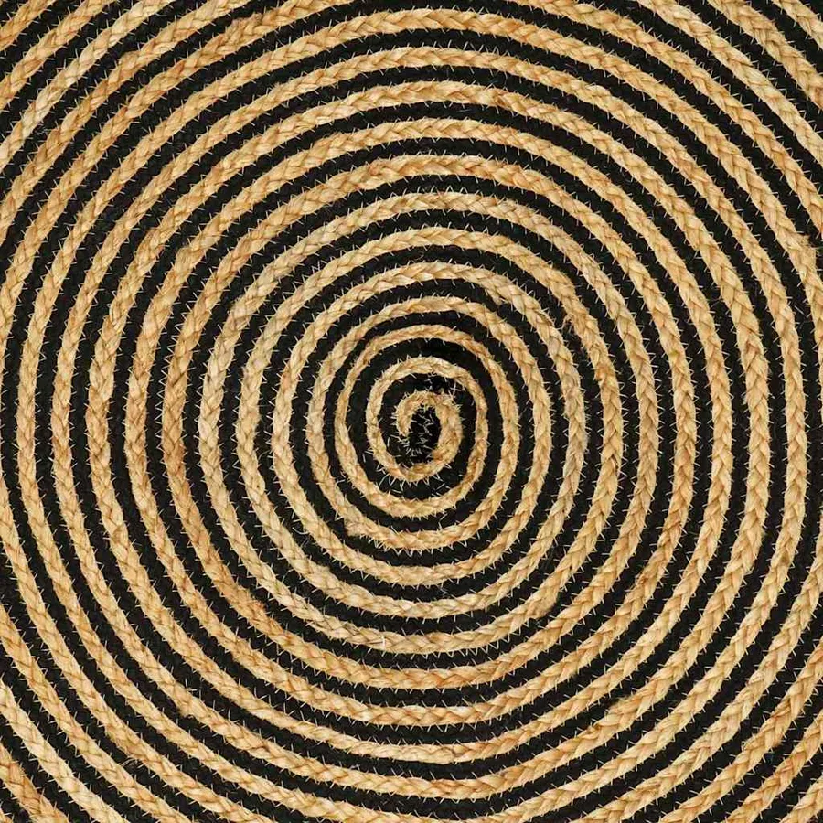 Tapis de surface Noir 60 x 400 cm Jute - 8