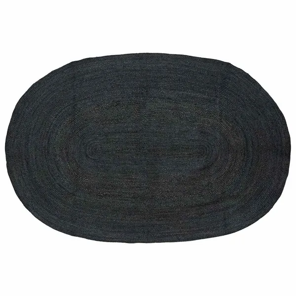 Tapis de surface Gris foncé 152 x 245 cm Jute