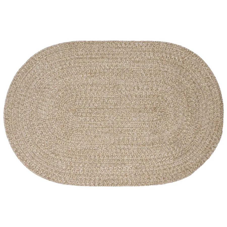 Tapis de surface Blanc 100 x 152 cm Jute