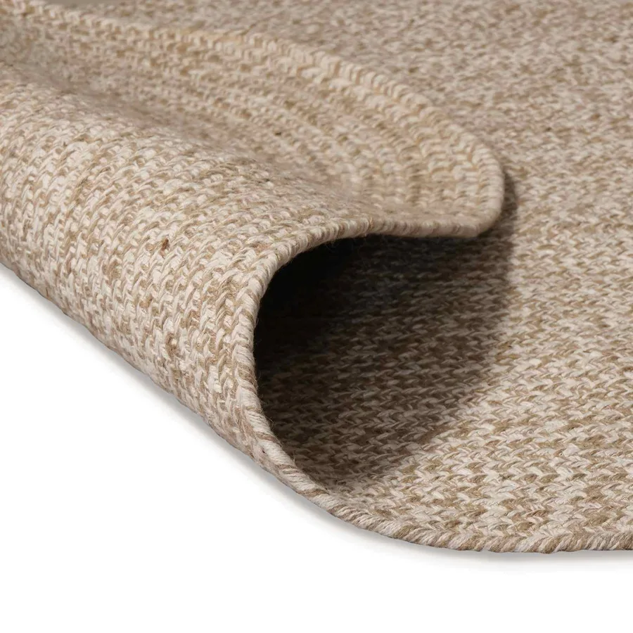 Tapis de surface Blanc 152 x 245 cm Jute - 4