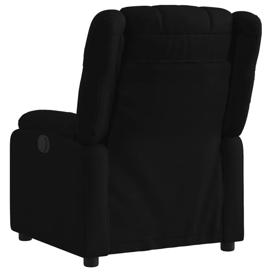 Fauteuil inclinable noir tissu - 3
