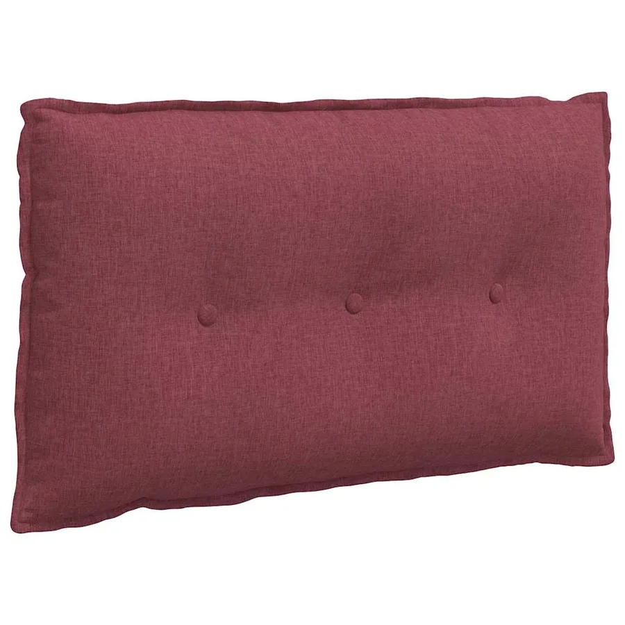 Coussin de Dos Bordeaux 80 x 19 x 50 cm tissu - 2