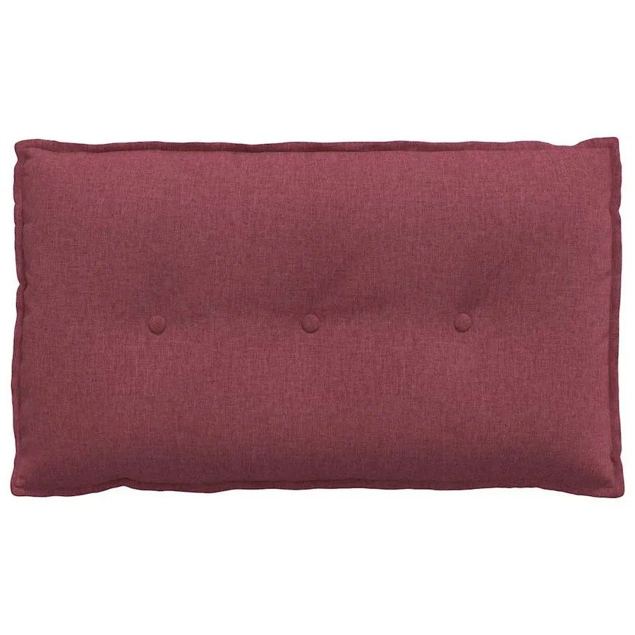 Coussin de Dos Bordeaux 80 x 19 x 50 cm tissu - 5