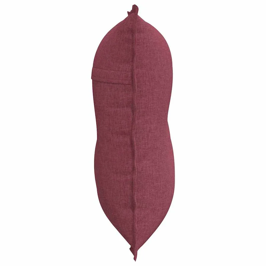 Coussin de Dos Bordeaux 80 x 19 x 50 cm tissu - 6