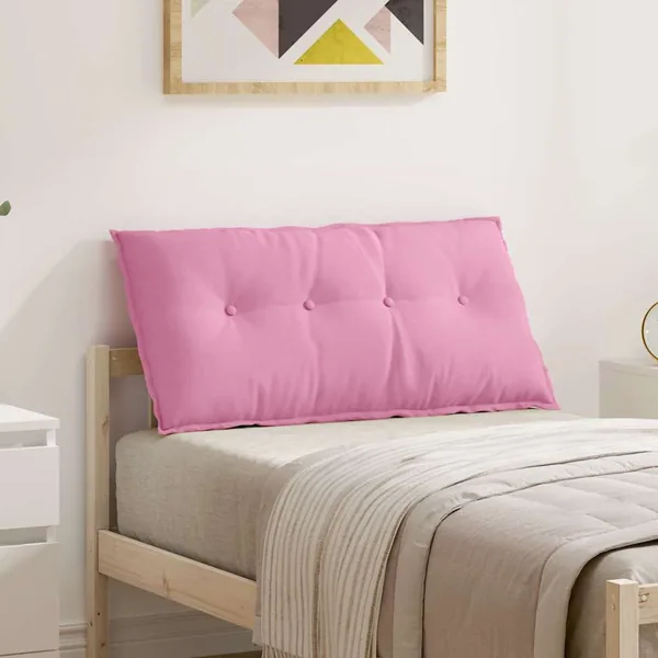Coussin de Dos Rose 100 x 19 x 50 cm tissu